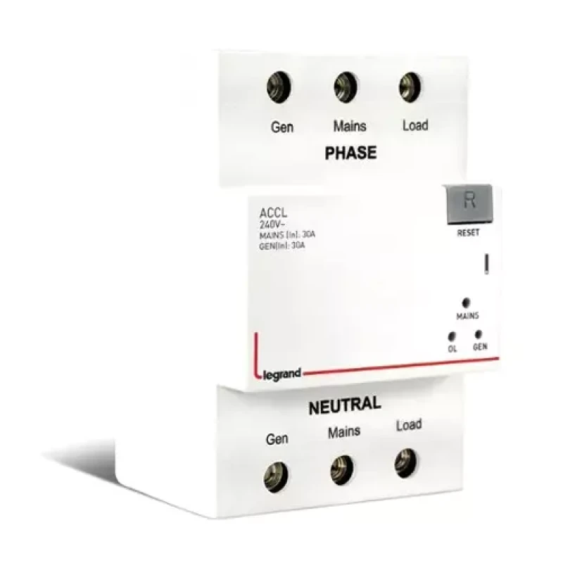 Legrand ACCL - SPN 30 - 240V~  20A(Automatic changeover with current limiter)