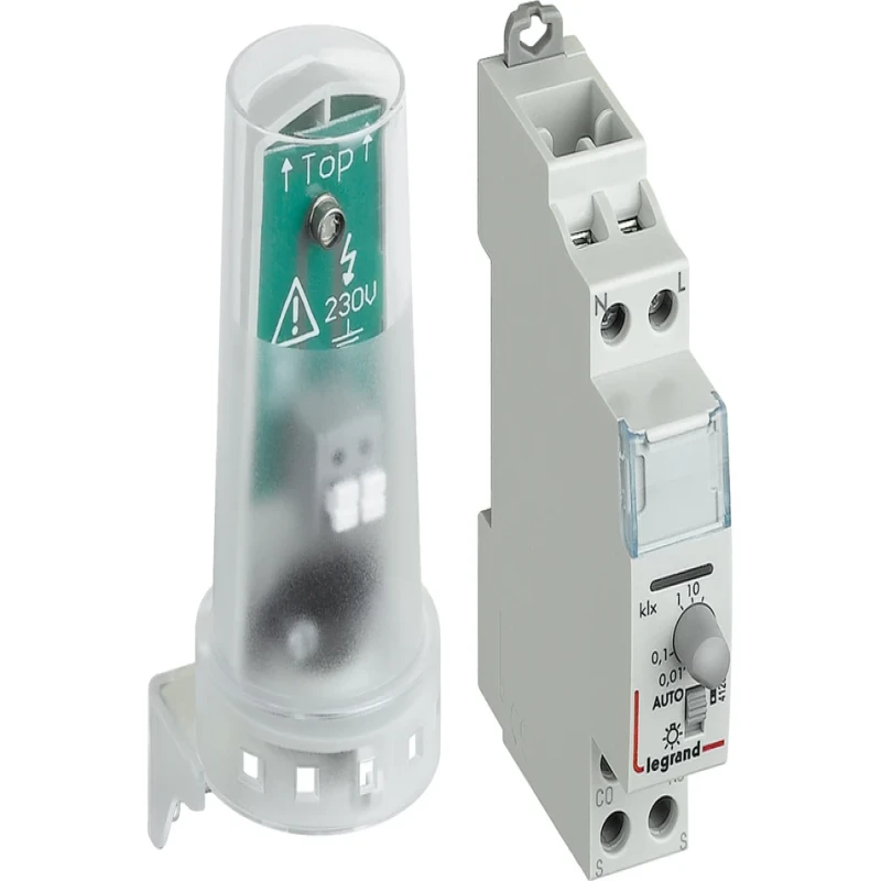 Legrand DX3 Time Switches - Luxo Switch / Light sensitive switch with Lux Sensor - Output 16A 250V~