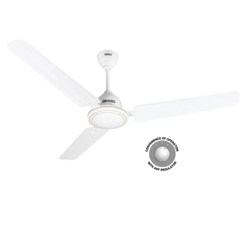 USHA Technoair 1200mm 5 Star Rated Energy Efficient Ceiling Fan with BLDC Motor (RICH White)