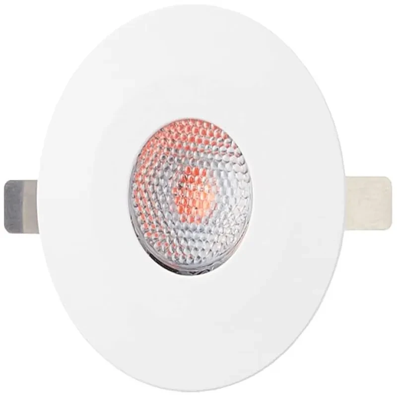 wipro Polycarbonate Garnet 2W Led Integrated Spotlight | Red Color | Compact Design Ceiling Spot Light for Cabinets & Wardrobes| Cutout - 33Mm|Pack of 3