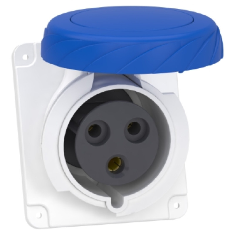 Schneider 32A 2P + E screw-socket-angled - IP67 380...415 V AC Panel ( PKF32F723)