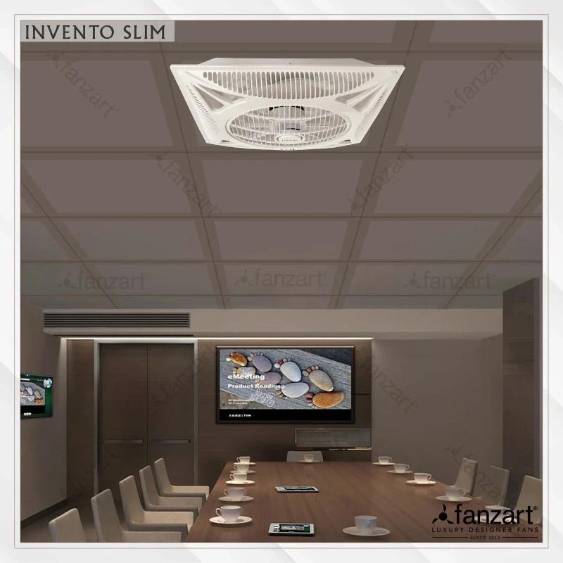 Fanzart  Invento Slim – 220 mm recessed ceiling fan with Remote Control for tiled ceiling