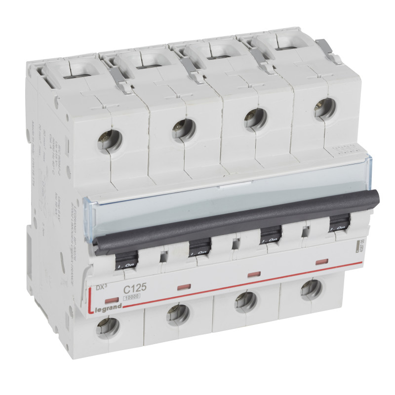 Legrand DX3 AC MCBs - Four Pole 400 V~ (125A)
