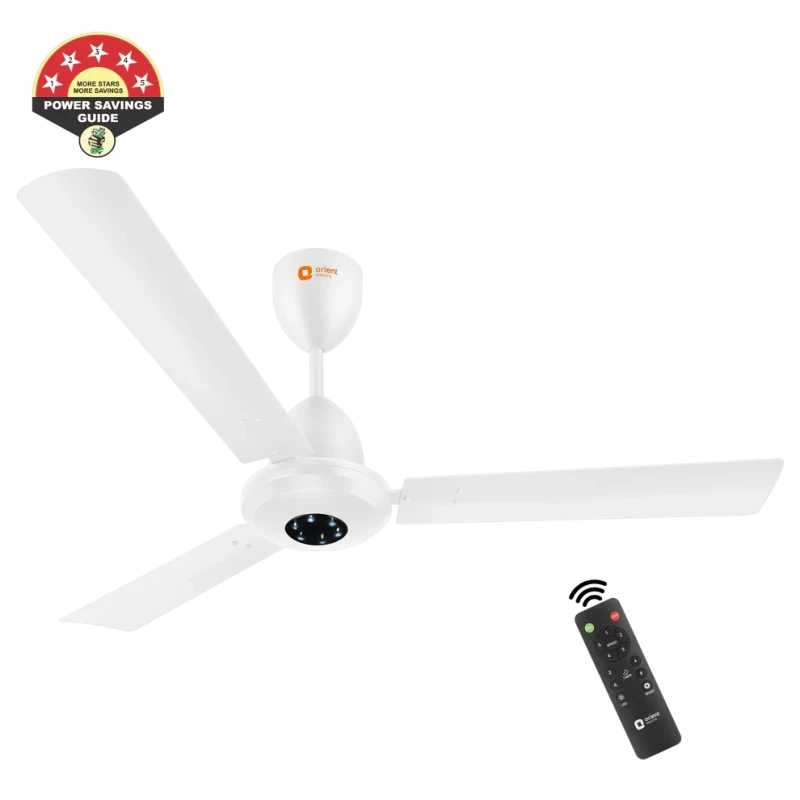 ORIENT: I-Falcon remote BLDC Ceiling Fan with LED light 1200 mm