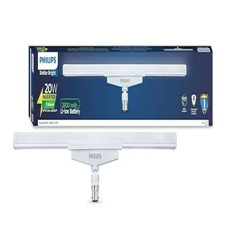 PHILIPS T Beamer 20w Rechargeable Emergency Inverter LED Light Bulb, Cool Day White, Standard