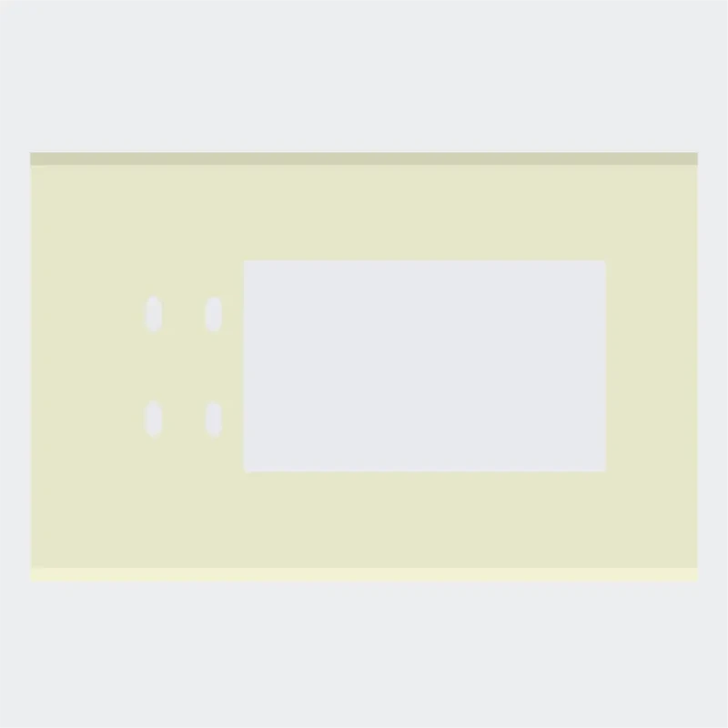 Norisys TG9 8M Solid Glass Plate with 4 holes + 6M Window