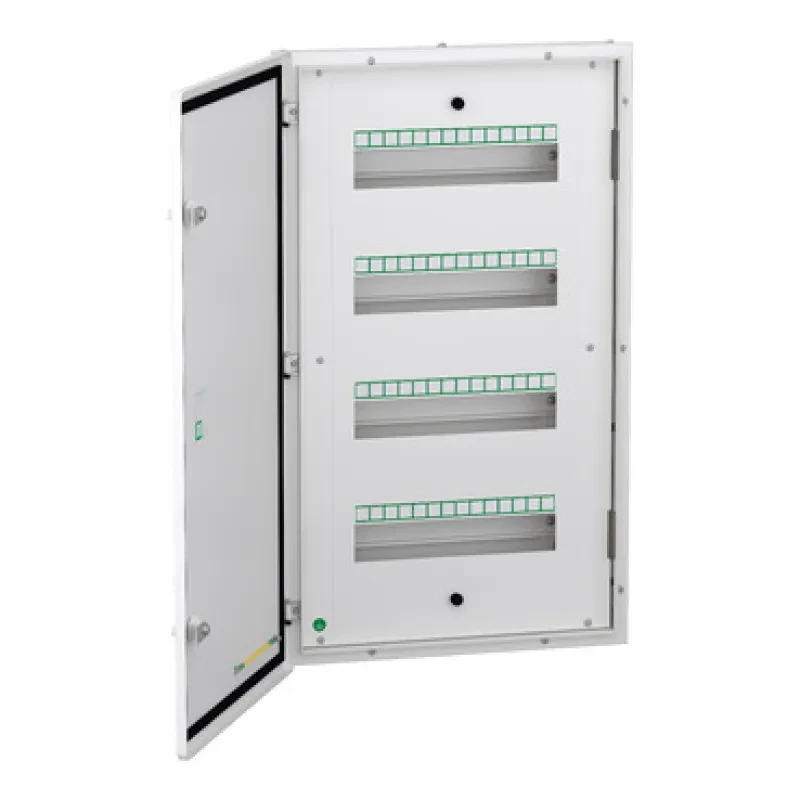 Schneider Acti9 PPI Flexi Tier DB (IP43) - 4T40M Flexi PPI DB - 4*14  Modules Per Row - Double Door -14 way - (A9HFPI14)