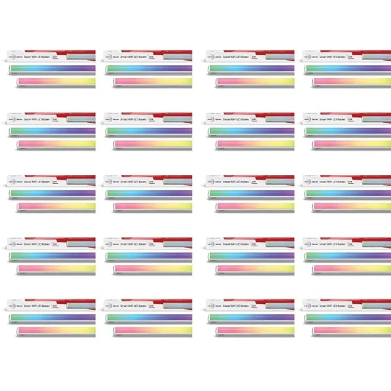 wipro Next Smart Wi-Fi 20W CCT+RGB LED Batten | 16 Million Colours | White Tunable | Dimmable |Scheduling |Scene Creation |Smart Grouping of Lights |Amazon Alexa & Google Asst. Compatible |Pack of 20