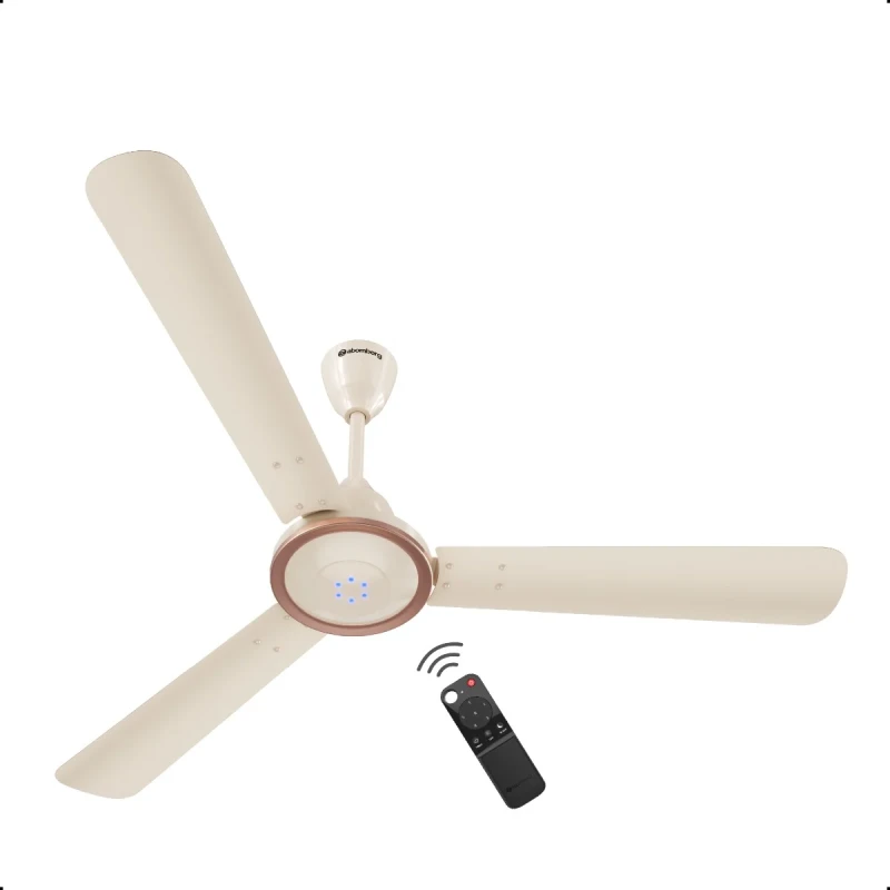Atomberg Erica Meta 1230mm Designer BLDC Ceiling Fan with Remote | 5-star | Best- in-class Air Delivery | New Blade Design | Low noise | LED Speed Indicator