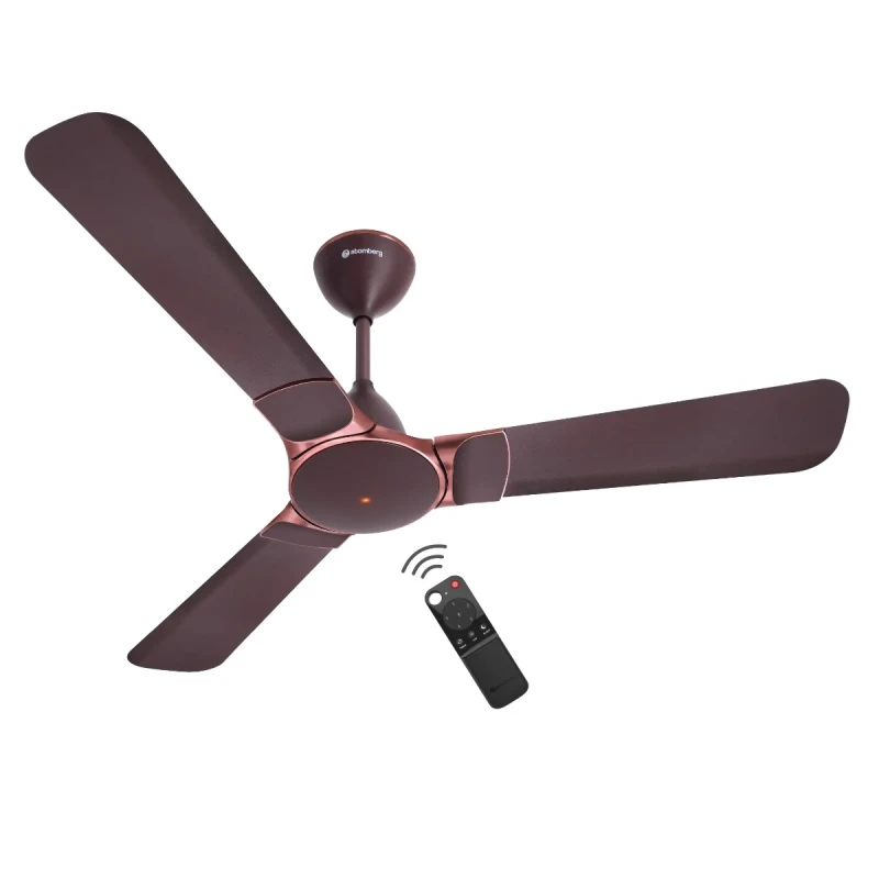 Atomberg Erica Nuvo 1200mm BLDC Ceiling Fan with Remote | Award Winning Designer Fan | 5 star | High Air Delivery | Low noise operation | LED Speed Indicator