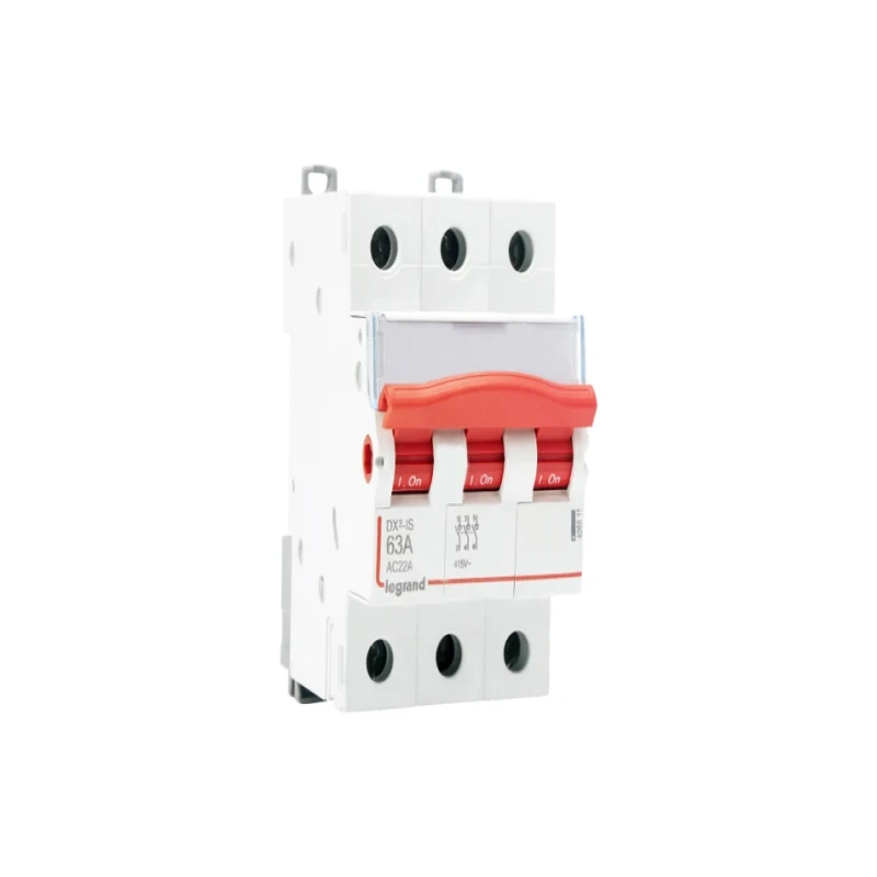 Legrand DX3 Isolators - Triple Pole 415 V~ (63A)