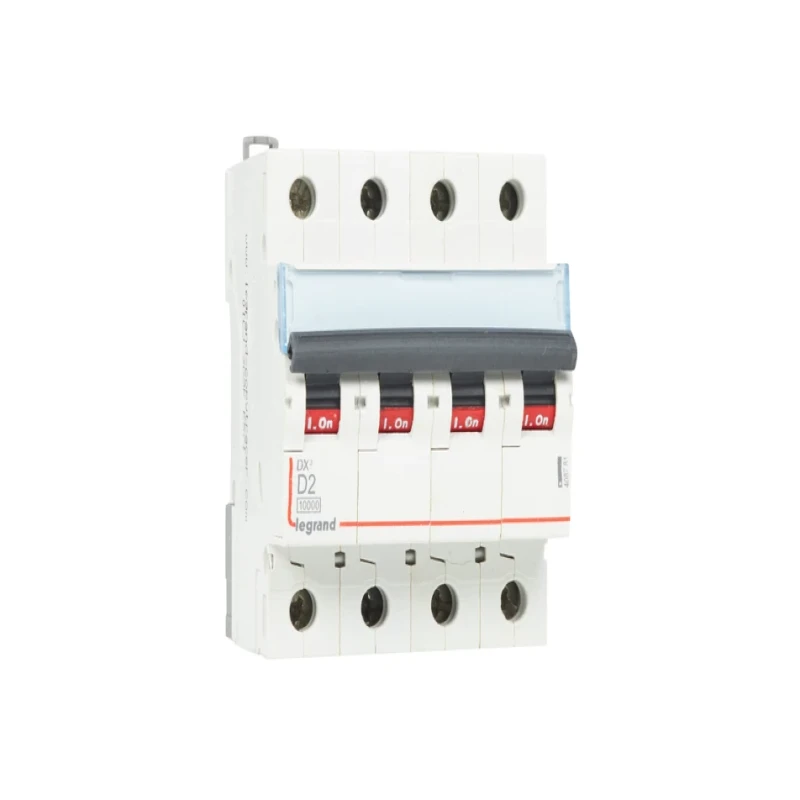Legrand DX3 AC MCBs - D Curve Four Pole 415 V~ (2A)