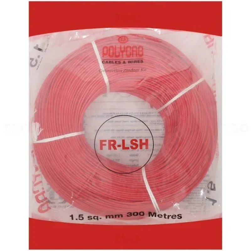 Polycab 1.5 SQ mm Copper PVC Insulated Single Core Panel Wire For Home & Industrial Use 1100V (300 Mtrs)
