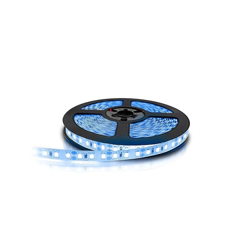 Wipro Plastic Garnet 25W Led Strip Light|Blue|5 Meter Cove Light|300 LEDs|Strip Light for Home, Office, Indoor Use|Strip for False Ceiling, Tv Cabinet, Kitchen|Pack of 1 (Without Driver)