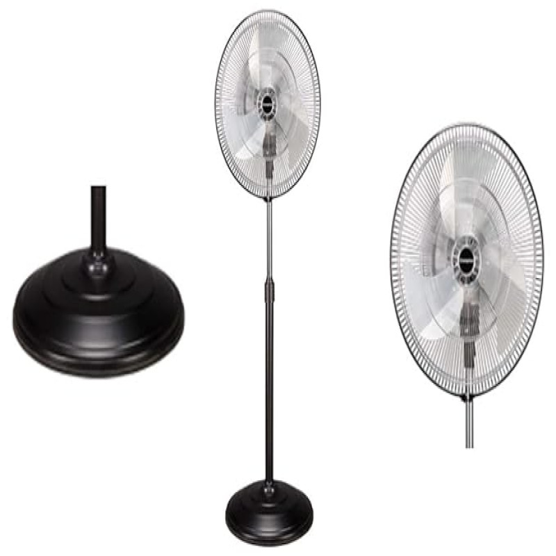 Crompton Storm2 Pedestal Fan, Black, (Pack of 1) 400MM