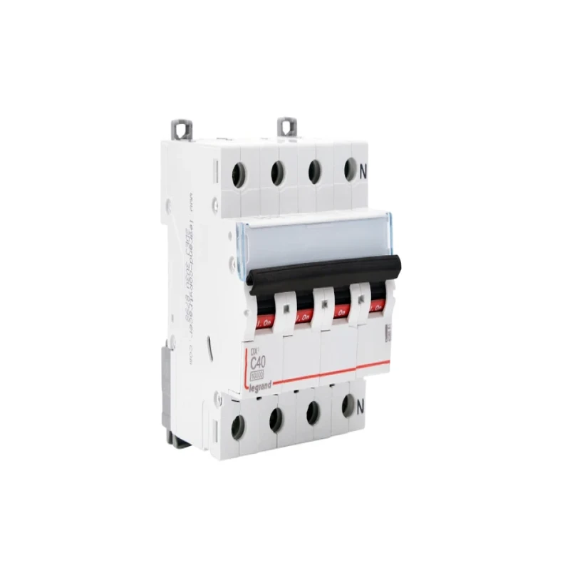 Legrand DX3 AC MCBs - C Curve Triple Pole + Neutral 415 V~ (40A)