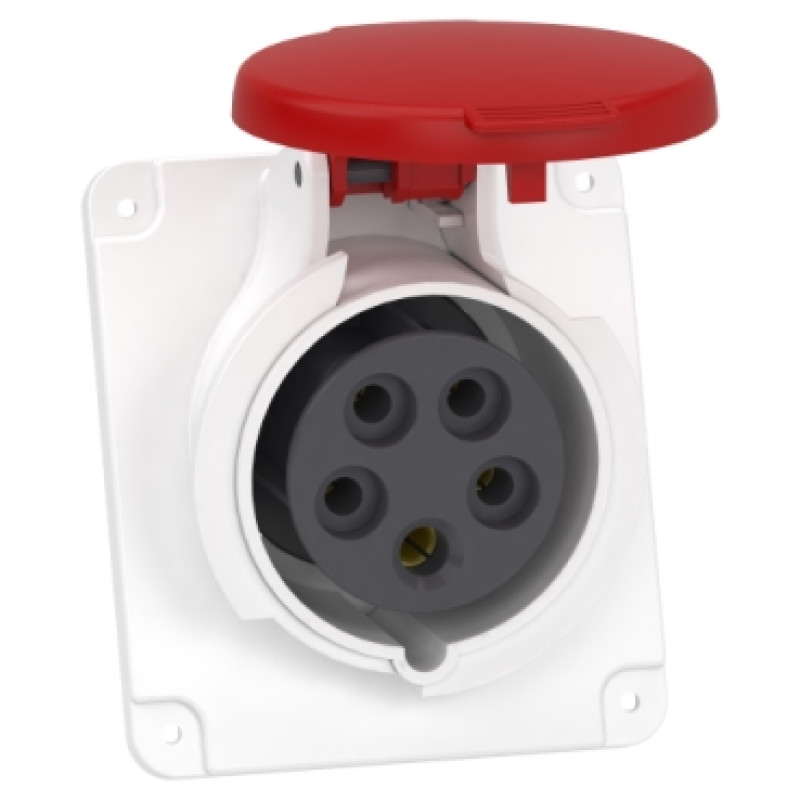 Schneider 16A 3P + N + E screw-socket-angled - IP44 380...415 V AC Panel ( PKF16F435)