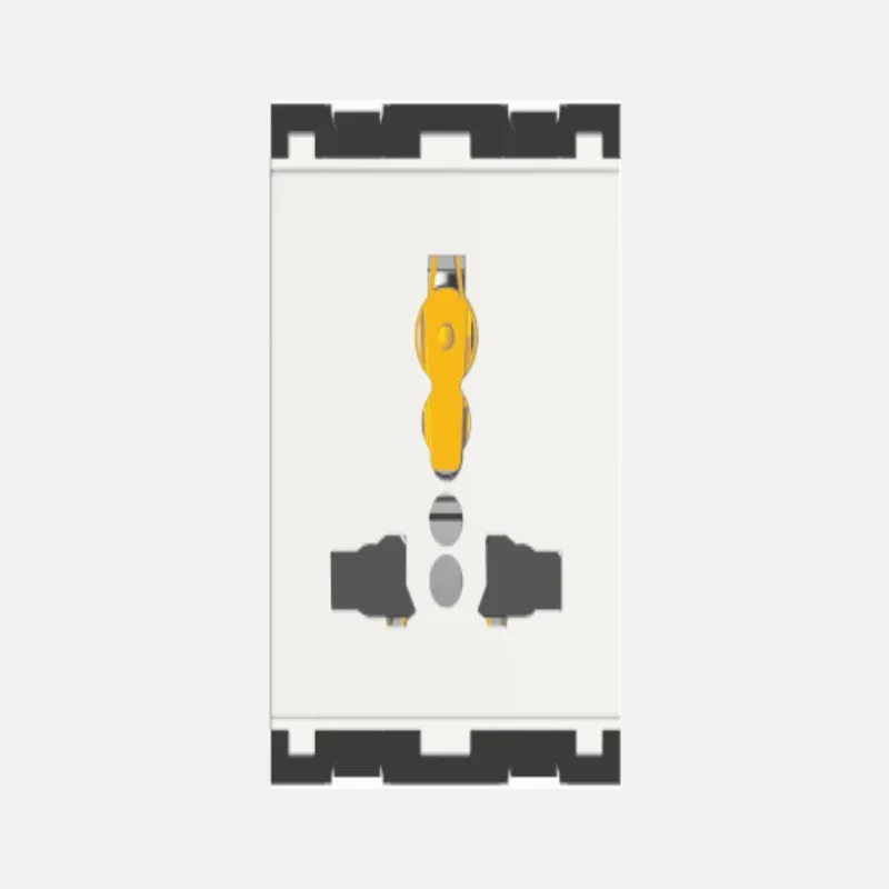 NORISYS CUBE Series Socket 13A International Multi socket Shuttered - 2 Module