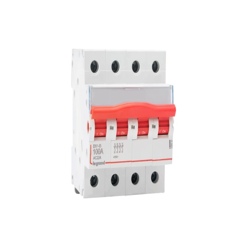 Legrand DX3 Isolators - Four Pole 415 V~ (100A)