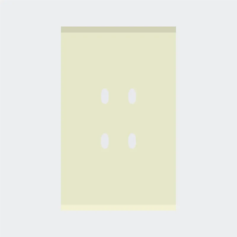 Norisys TG9 2M Solid Glass Plate with 4 holes