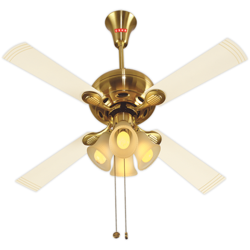 Usha Fontana Orchid 1280mm Ceiling Fan with Decorative Lights