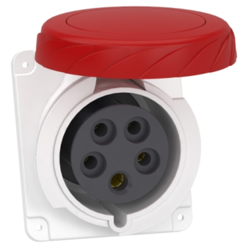 Schneider 32A 3P + N + E screw-socket-angled - IP67 380...415 V AC Panel ( PKF32F735)