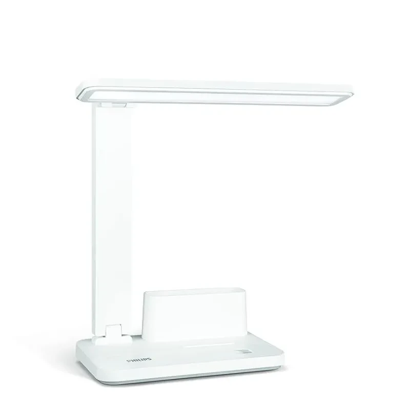 Philips Polycarbonate Cosmos 5W(581930) Touch Controlled Rechargeable Table Lamp with Brightness Control,White