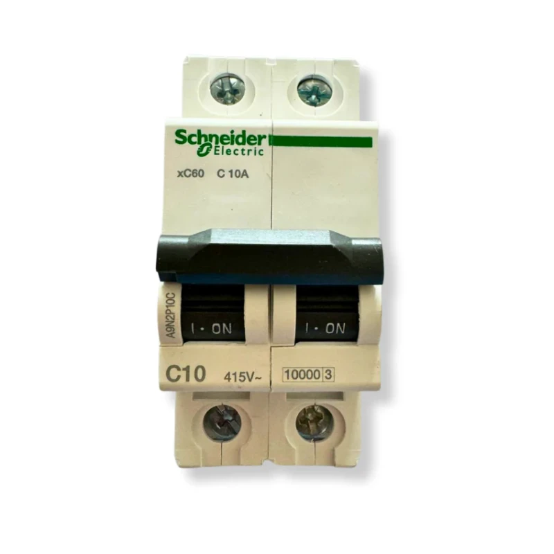 Schneider C Curve MCBs - xC60 - 2 Pole - 10A (A9N2P10C)