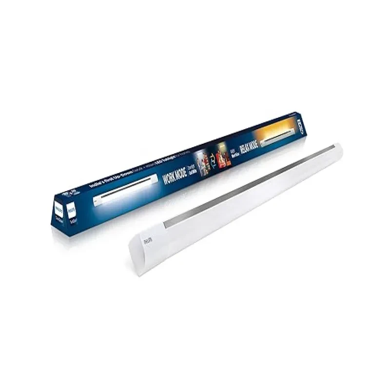 PHILIPS Twinglow 20-Watt +20-Watt Led Up-Down Batten Tubelight (Yellow Uplight Relax Mode and White Downlight Work Mode) Aesthetic Design, Ambience of Downlight & Covelight from Tubelight