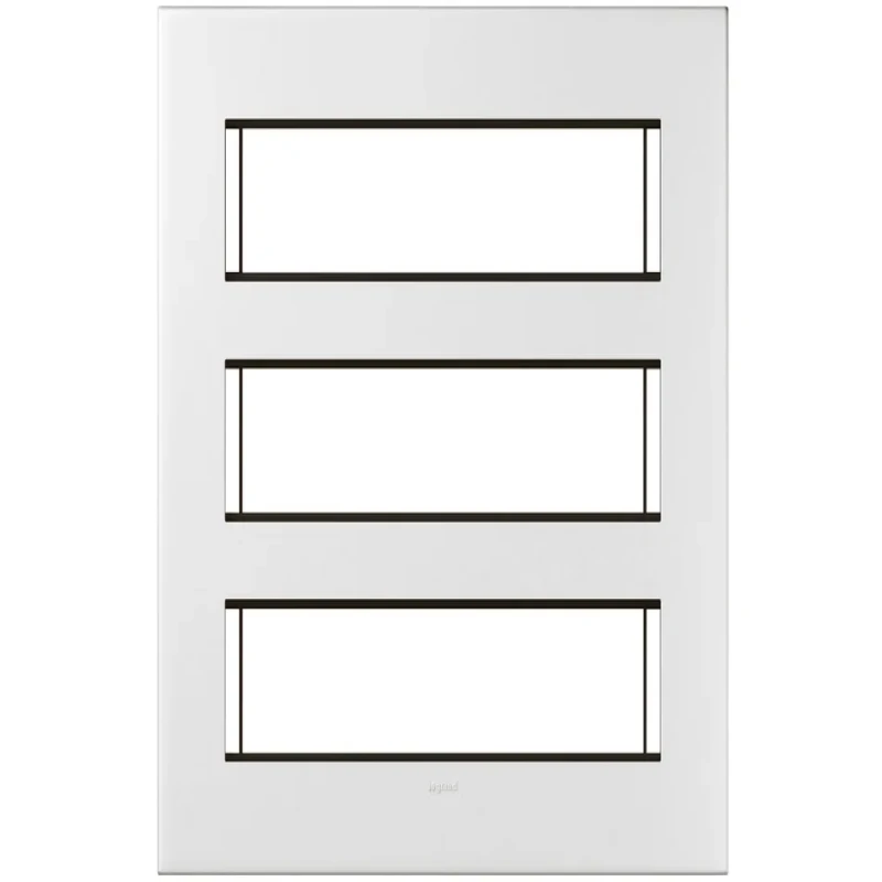 Legrand Arteor Square Cover Plate w Frame 3x8 Module