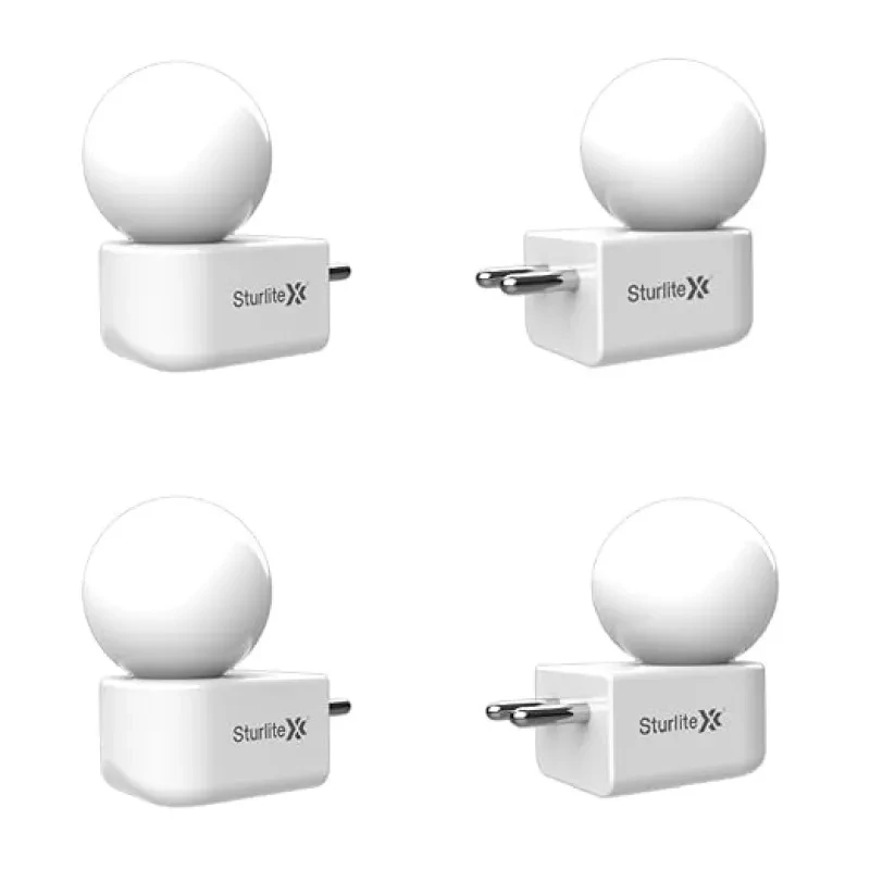 Sturlite Pod Plug & Play 0.5W LED Bulb| 6500K Cool White Color Temperature| Classic Design With CRI Technology| BIS and BEE Approved| B22 Base Energy Efficient Dream Light - (Pack of 4)