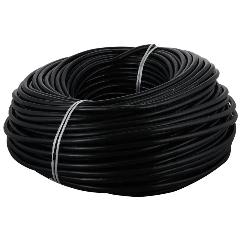 Polycab 2.5 Sqmm 4 Core FR PVC Insulated Industrial Flexible Cable Black (100 Mtrs)