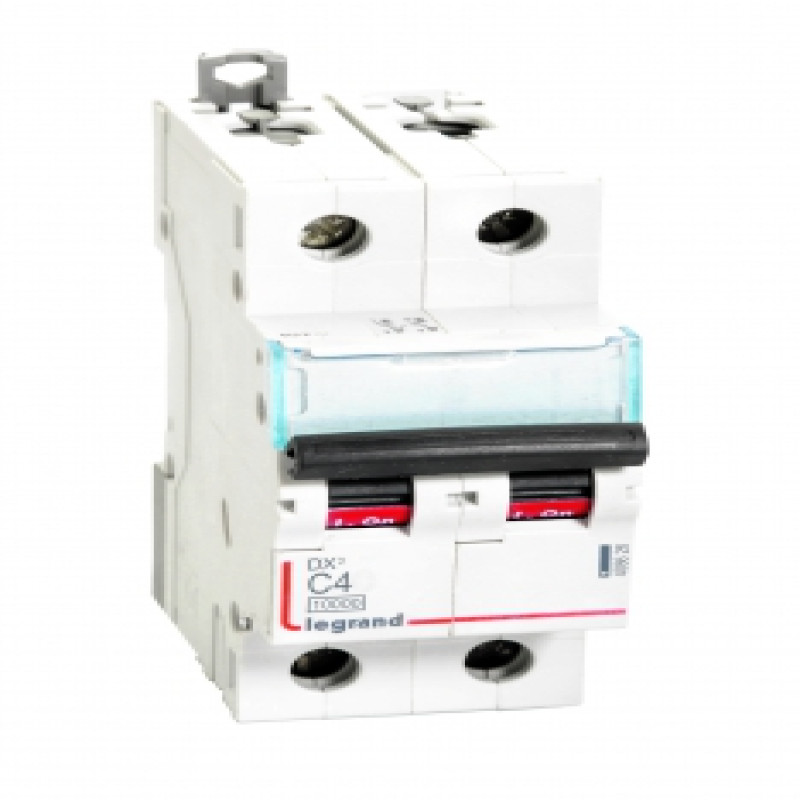 Legrand DX3 AC MCBs - C Curve Double Pole 415 V~ (4A)