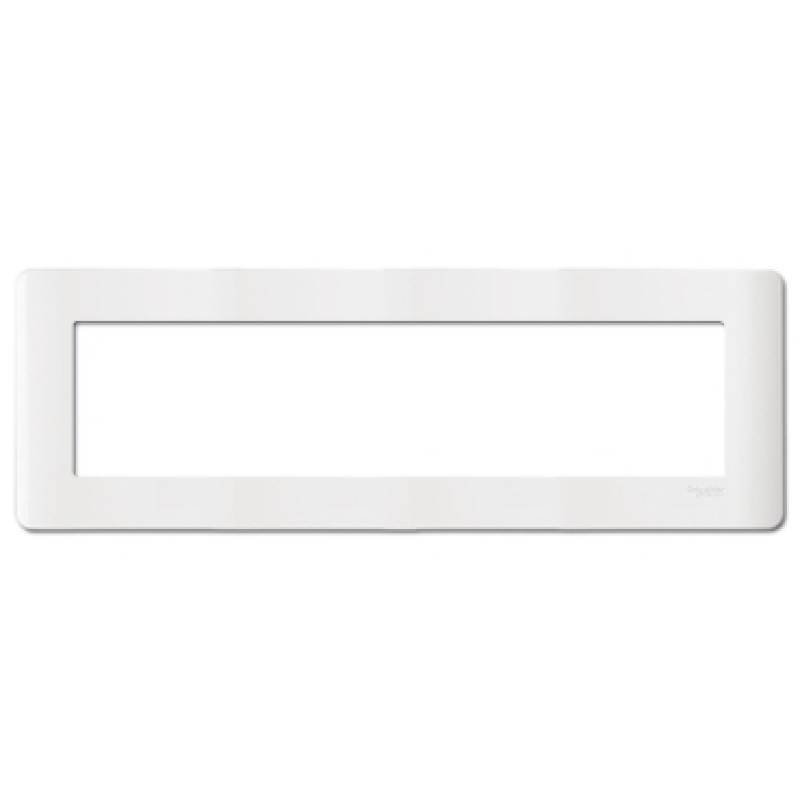 Schneider Zencelo - 9 Module Plate with Frame