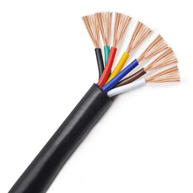Polycab 1.5 Sqmm 7 Core FR PVC Insulated Industrial Flexible Cable Black (100 Mtrs)