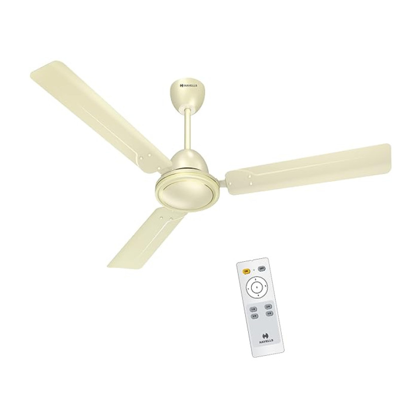 Havells 1200mm Glaze BLDC Motor Ceiling Fan | Remote Controlled,
