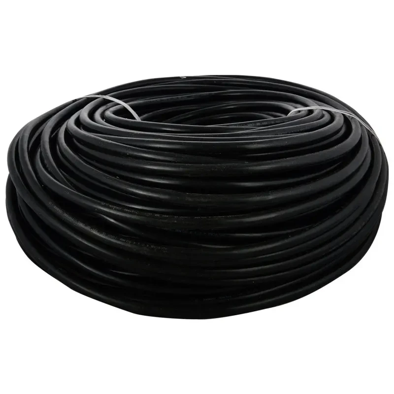 Polycab 4 Sqmm 4 Core FR PVC Insulated Industrial Flexible Cable Black (100 Mtrs)