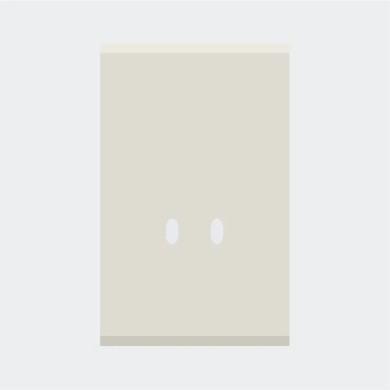 Norisys TG9 2M Solid Glass Plate with 2 holes