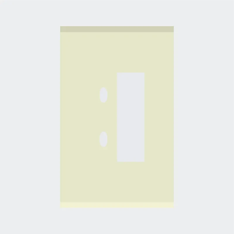 Norisys TG9 2M Solid Glass Plate with 2 holes + 1M Window