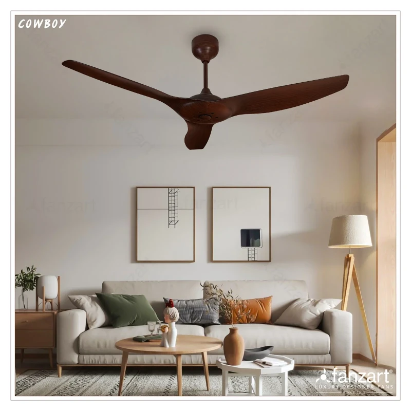 Fanzart Cowboy- 52″ Contemporary fan with 3x Premium ABS Blades