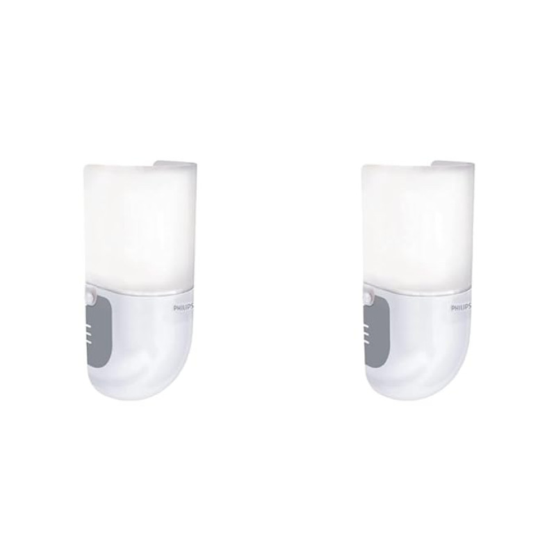 Philips Plastic Decorative Wall Light/Wall Lamp, Uno Indoor Wall Lamp for Living Room & Bedroom, B22 Base, Pack of 2 (Bulb Not Included)