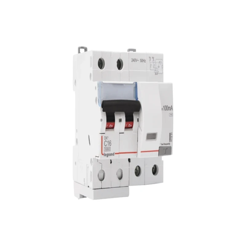 Legrand DX3 RCBOs - Double Pole 240 V~ (16A - 100mA) Type - AC
