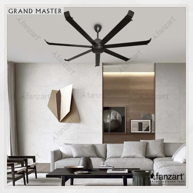 Fanzart Grand Master – 80″ Refined Industrial HVLS Fan with 7 x Aluminium blades, BLDC motor Remote Control