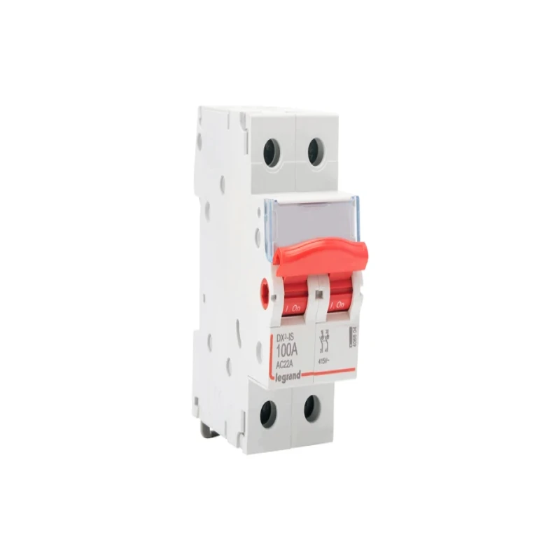 Legrand DX3 Isolators - Double Pole 240 V~ (100A)