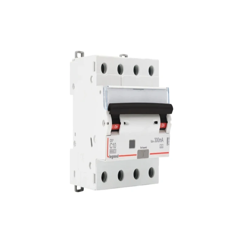 Legrand DX3 RCBOs 6kA - Four Pole 415 V~ (10A - 300mA) Type - A