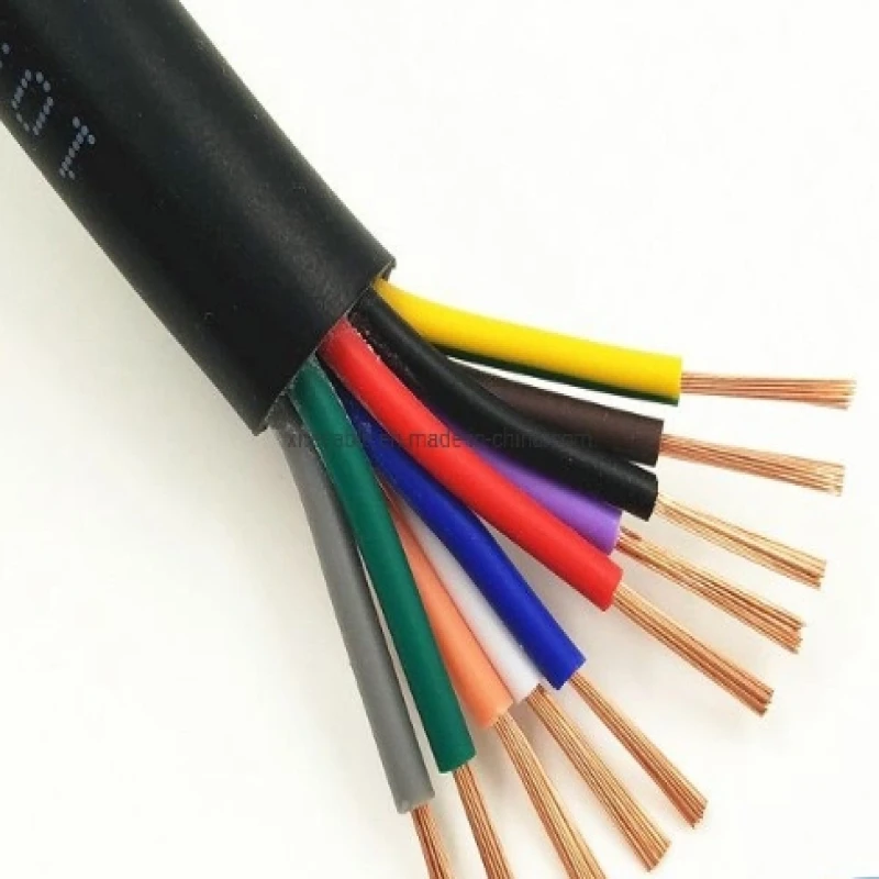 Polycab 1 Sqmm 10 Core FR PVC Insulated Industrial Flexible Cable Black (100 Mtrs)