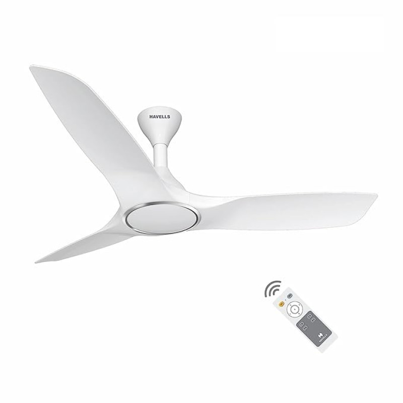 Havells 1200mm Stealth Air BLDC Motor Ceiling Fan | Remote Controlled (Pack of 1)
