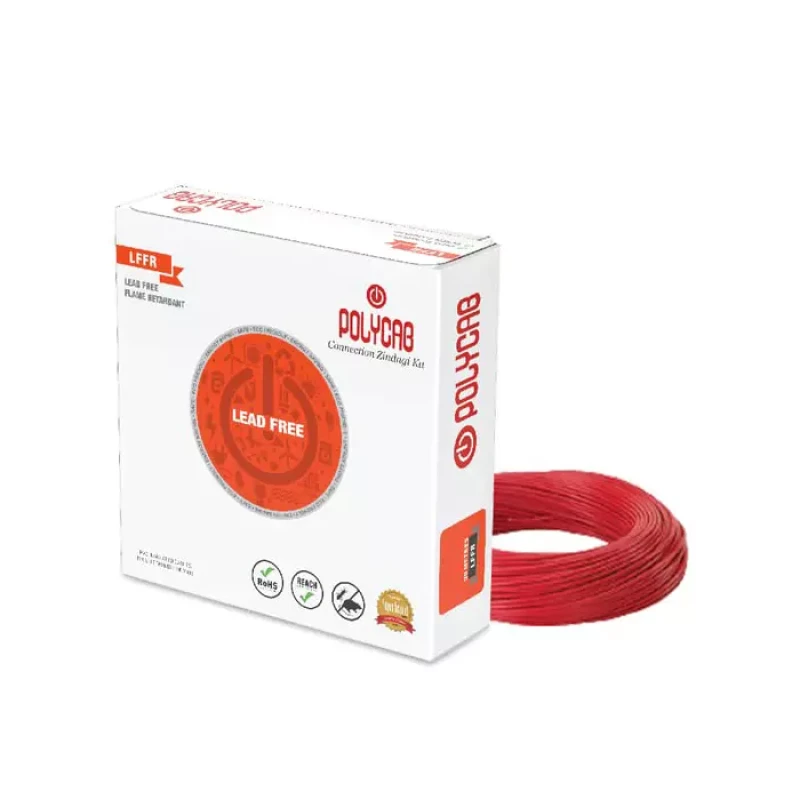 Polycab 10 Sqmm FR-LF INDUSTRIAL - HOUSE WIRE (200 Mtrs)