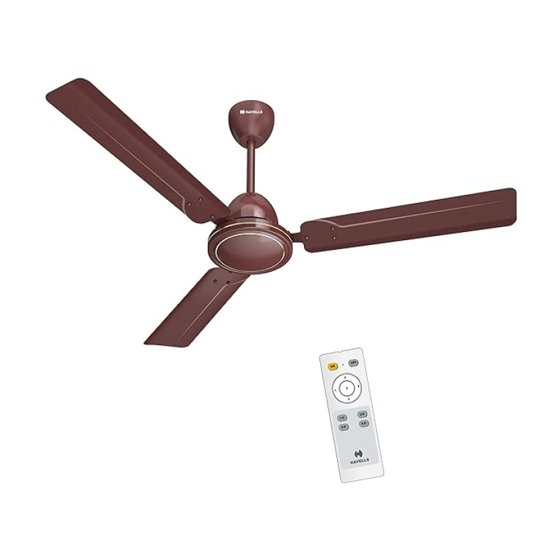 Havells 1200mm Glaze BLDC Motor Ceiling Fan | Remote Controlled