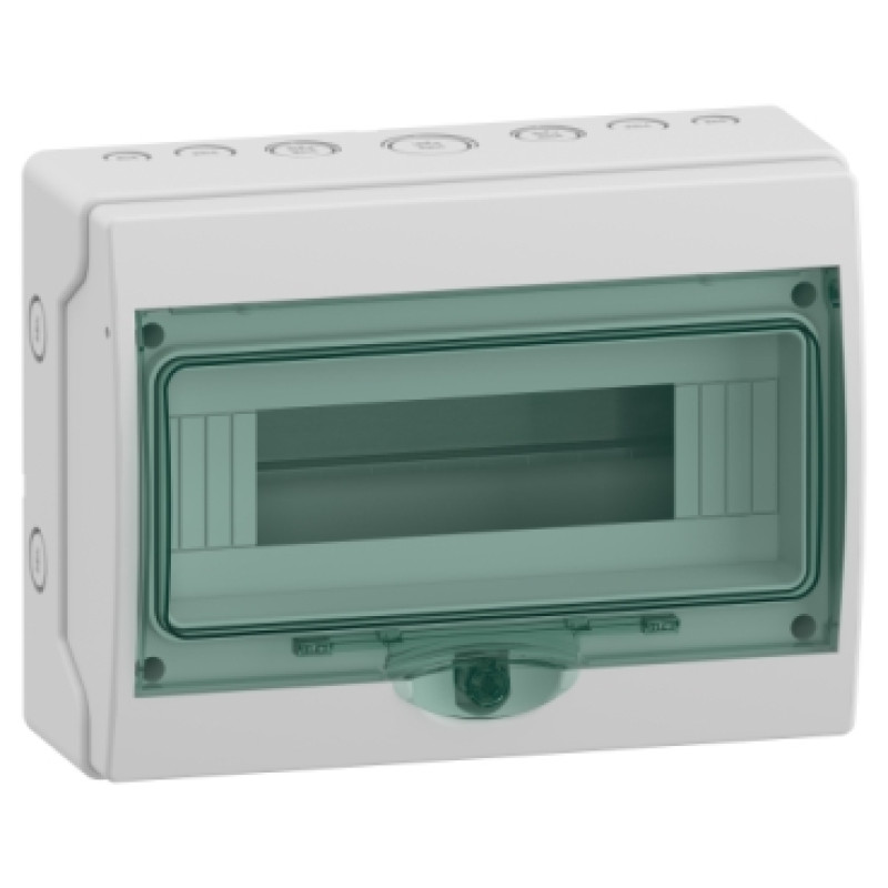 Schneider WeatherProof Mini Enclosures for modular devices (IP65) -1 openings - 12 modules - (13444)